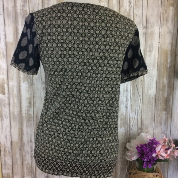 🖤J Crew Mixed Print Boho Bohemian Shirt - Picture 6 of 8